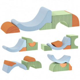 Mjuka Byggklossar för barn – stort lekset i skum med manchesteröver...