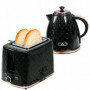 Vattenkokare 1,7 L + Brödrost med 7 Rostningsnivåer i Räfflad Desig...