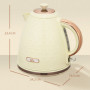 Vattenkokare 1,7 L – Snabbkokande 2200 W med Torrkokningsskydd och Filter Beige