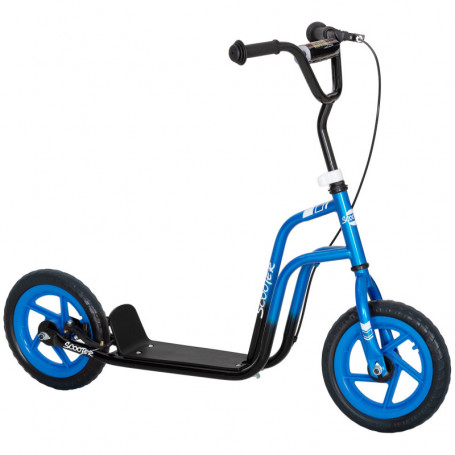 Sparkcykel för Barn med Handbroms, 12” hjul & höjdjusterbart styre Blå