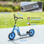 Sparkcykel för Barn med Handbroms, 12” hjul & höjdjusterbart styre Blå