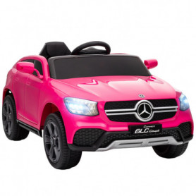 Barn elbil Mercedes-Benz GLC Coupé rosa 12V licensierad med fjärrko...