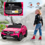 Barn elbil Mercedes-Benz GLC Coupé rosa 12V licensierad med fjärrko...