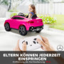 Barn elbil Mercedes-Benz GLC Coupé rosa 12V licensierad med fjärrko...