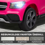 Barn elbil Mercedes-Benz GLC Coupé rosa 12V licensierad med fjärrko...