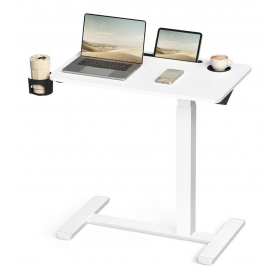 Höjdjusterbart Laptopbord med Hjul och Multifunktionell Arbetsyta 7...