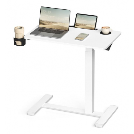 Höjdjusterbart Laptopbord med Hjul och Multifunktionell Arbetsyta 7...