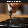 Precisions skruvmejselset BIGSTREN 133-i-1 med 108 CRV-bits, magnet...