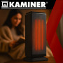 Keramisk PTC värmare LUMNI 2.0 svart 2000W med termostat 10–40 °C, ...