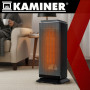 Keramisk PTC värmare LUMNI 2.0 svart 2000W med termostat 10–40 °C, ...