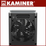 Keramisk värmare KAMINER svart 1500W med LED-display, termostat 10–...