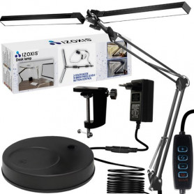 LED-bordslampa Klämfäste Flexibel 2 Ljuskällor