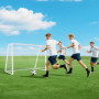 Fotbollsmål För Trädgård Med Plastkonstruktion Och Nät, 180 x 92 x ...