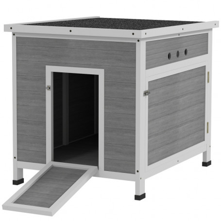 Ankhus Med Ramp, Utdragbar Botten Och Ventilation, 63 x 82 x 76 cm,...