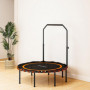 Fitness Trampolin med Justerbart Handtag och Ihopfällbar Design Ora...