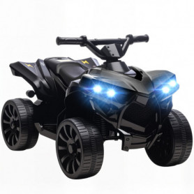 Elektriskt Barnquad Med 6V Motor 1,5–3 km/h Och LED-Ljus – Svart – ...