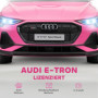 Elbil för Barn Audi E-tron med Fjärrkontroll och Strålkastare Rosa