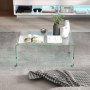 Soffbord i Härdat Glas Med Modern Design 80 x 45 x 35 cm