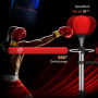Boxsäck 4-i-1 röd med reflexstång & 2 speedbollar justerbar höjd 16...