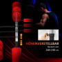 Boxsäck 4-i-1 röd med reflexstång & 2 speedbollar justerbar höjd 16...