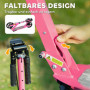 Justerbar Sparkcykel För Barn 94 cm Rosa Med Handbroms
