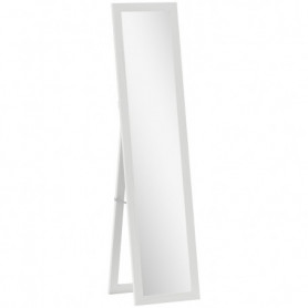 Helskroppsspegel Med Vit Ram 37 x 157 cm Stående / Väggmontering