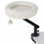 Justerbar Kattbädd med Skrivbord Fäste 360° Rotation Och Leksaksbol...