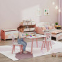 Sittgrupp för Barn 1 Bord & 2 Stolar, Rosa - 3–8 år
