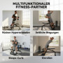 Justerbar Träningsbänk 3-i-1 romersk stol, situp-bräda och justerba...