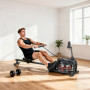 Vatten Roddmaskin Med Justerbart Motstånd Svart 170 x 46 x 77 cm