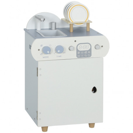 Lekkök Med 32 Delar Ljusblå Vit Trä 36 x 26 x 52 cm