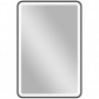 LED Badrumsspegel Svart 90 x 60 x 4 cm