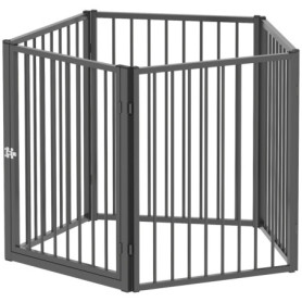 Små Hundhage Svart 180 x 60 x 76 cm Stål