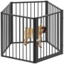 Små Hundhage Svart 180 x 60 x 76 cm Stål