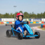 Elektrisk Go-Kart för Drift Blå 24V – Nylonhjul, För Barn 8–12 År