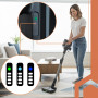 Sladdlös dammsugare med stark sugkraft 35 kPa – 400W, LED, 52 min