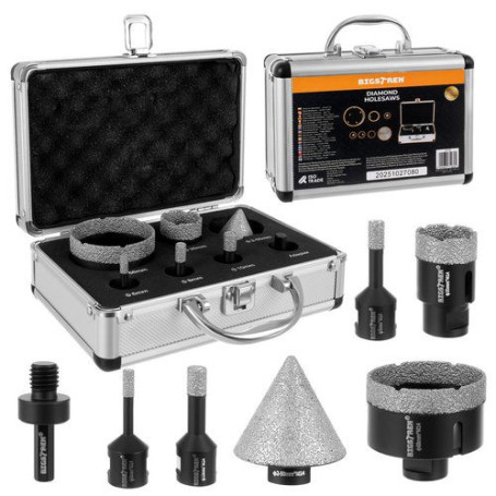 Diamantborrsats M14 6–68 mm – keramik, betong och natursten