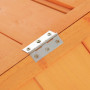 Hönshus Med Frigående Hage Orange 240 x 112,5 x 76 cm Tannträ