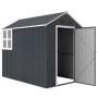 Redskapsbod Metall 259 x 172 x 222 cm Mörkgrå