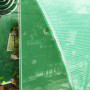 Växthusöverdrag Transparent Grön 400 x 300 x 200 cm Plast