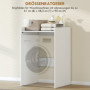 Tvättmaskin över Hylla Vit 64 x 60 x 97,5 cm