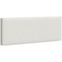 Väggmonterad Sänggavel Krämvit 160 x 10 x 60 cm Tyg
