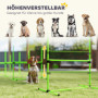 Hund agility Hop Set 4-delar 99 x 65 x 94 cm Med Bärväska Grön