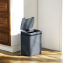 Sensorstyrd Soptunna Grå Plast 15 L - 27,6 x 21,4 x 33,5 cm