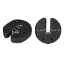 Paviljongfot 4-Pack Svart 12 kg Med Fästpinnar Och Transportrem