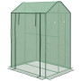 Växthus Grön 100 x 80 x 150 cm Väderbeständig Plast