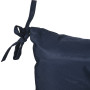 2-pack Stolsdynor till Ute stolar Mörkblå 98 x 50 cm Tyg
