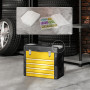 Verktygslåda Gul 49,7 x 25,3 x 40,7 cm Stål 4 Lådor