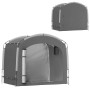 Portabelt Cykelgaragetält Mörkgrå 205 x 140 x 188 cm För 3–4 Cyklar
