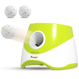 Automatisk Bollkastare Grön Med 3 Bollar För Hundar